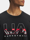 Under Armour Pánske tričko Under Armour UA M HWT Hoops Branded SS-BLK