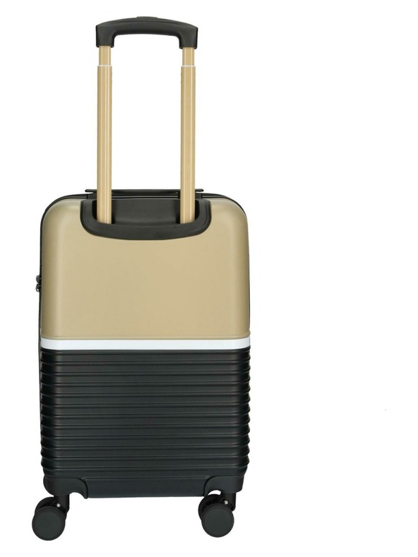 Enrico Benetti Cestovný kufor Enrico Benetti Princetown S Black/Camel