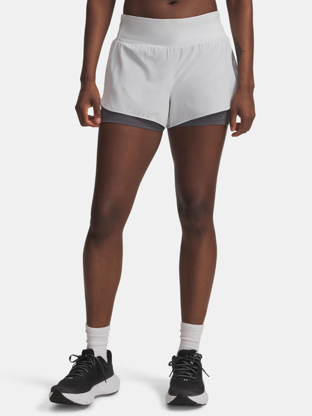Under Armour Dámske kraťasy Under Armour UA Launch Pro 3in 2in1 Shorts-GRY