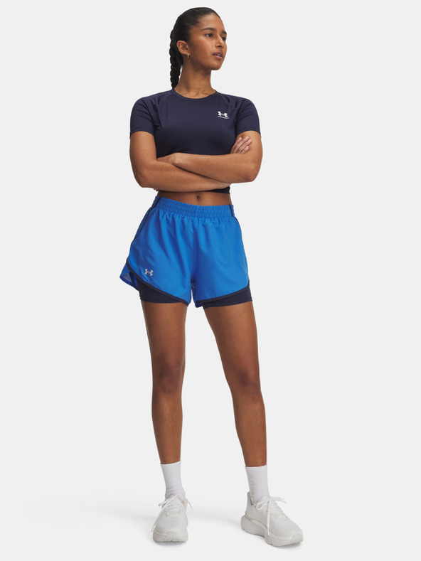 Under Armour Dámske kraťasy Under Armour UA Fly By 2-in-1 Shorts-BLU