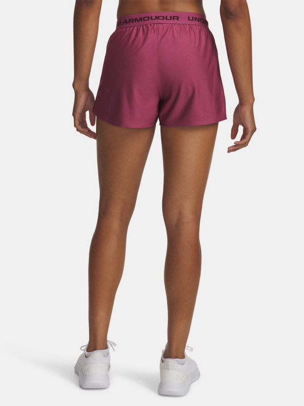 Under Armour Dámske kraťasy Under Armour Tech Play Up Shorts-RED
