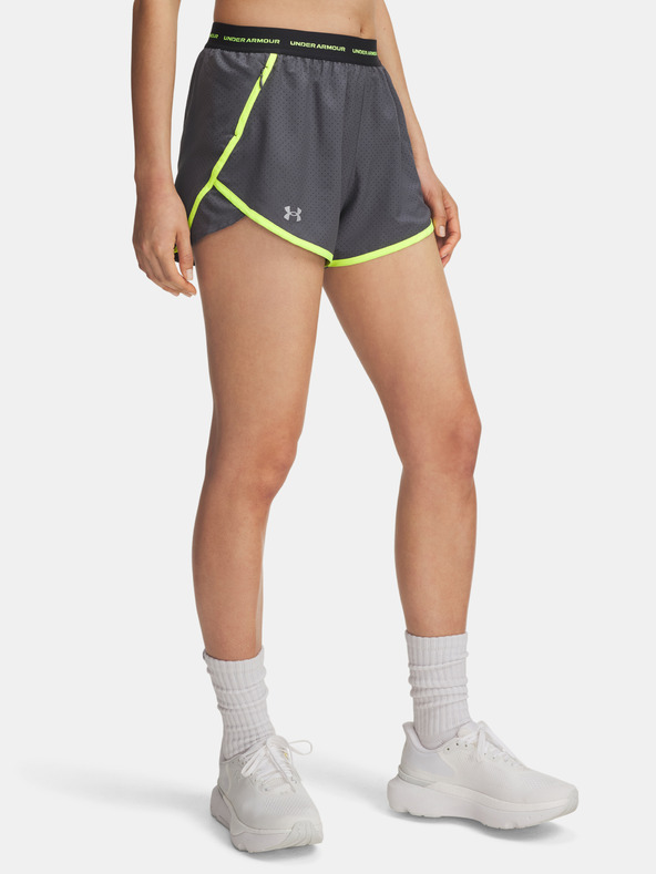 Under Armour Dámske kraťasy Under Armour UA Fly By 3" Novelty Short-GRY