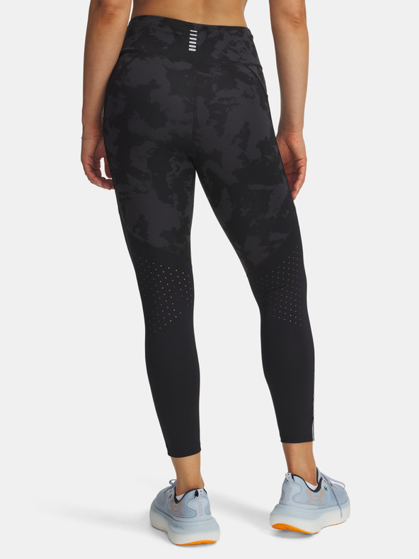 Under Armour Dámske legíny Under Armour UA Launch Ankle Print Tights-BLK