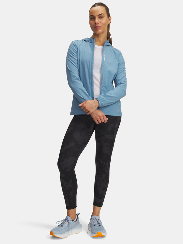 Under Armour Dámske legíny Under Armour UA Launch Ankle Print Tights-BLK