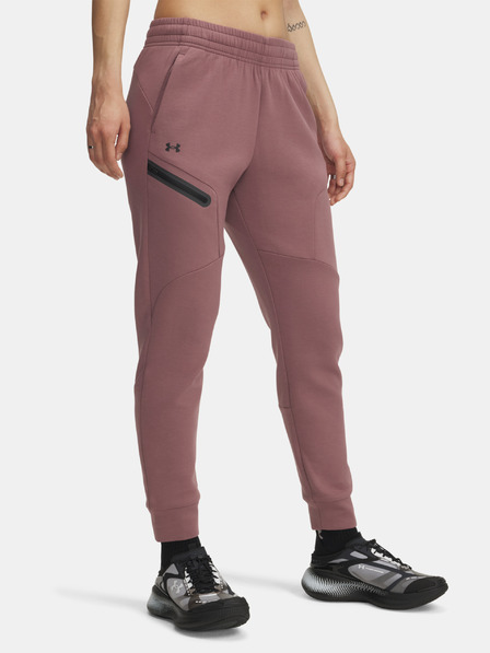 Under Armour Dámske tepláky Under Armour Unstoppable Flc Jogger-BRN