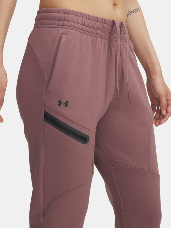 Under Armour Dámske tepláky Under Armour Unstoppable Flc Jogger-BRN