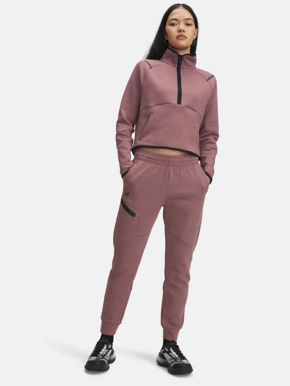 Under Armour Dámske tepláky Under Armour Unstoppable Flc Jogger-BRN