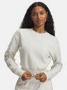 Under Armour Dámska mikina Under Armour Icon Terry Varsity Crew-WHT