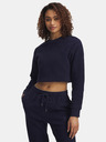 Under Armour Dámska mikina Under Armour Icon Terry Varsity Crew-BLU