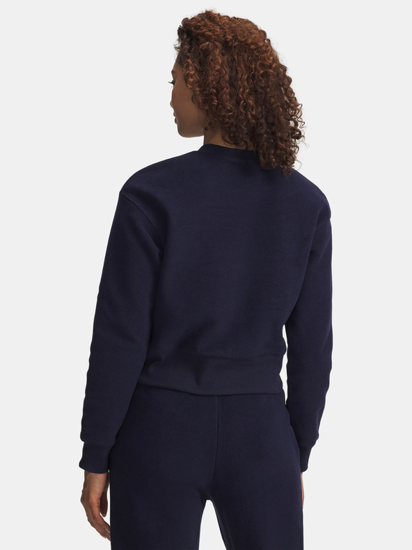 Under Armour Dámska mikina Under Armour Icon Terry Varsity Crew-BLU