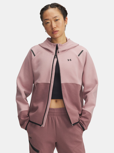 Under Armour Dámska mikina Under Armour Unstoppable Fleece FZ-PNK