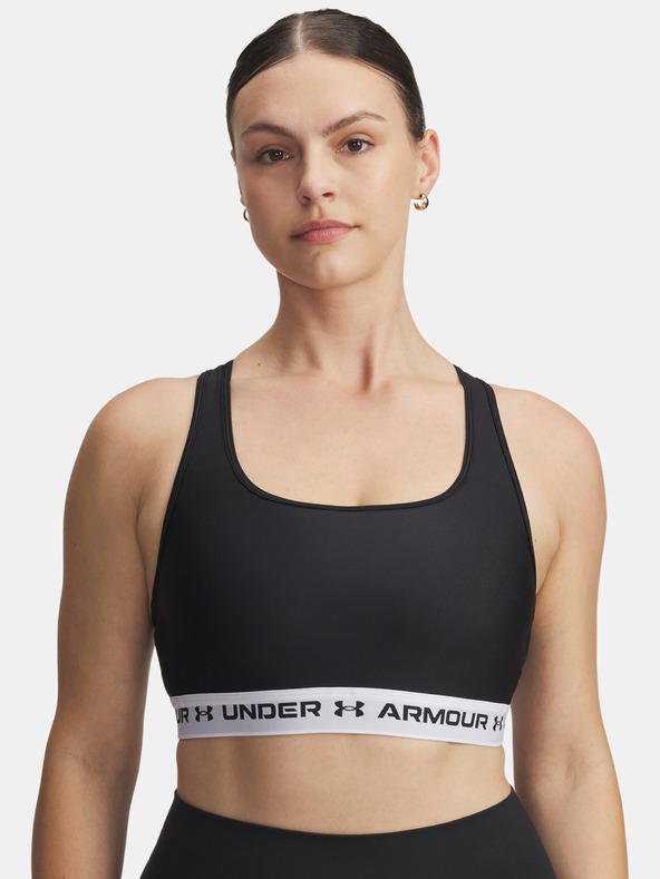 Under Armour Dámska podprsenka Under Armour Crossback Mid Bra-BLK