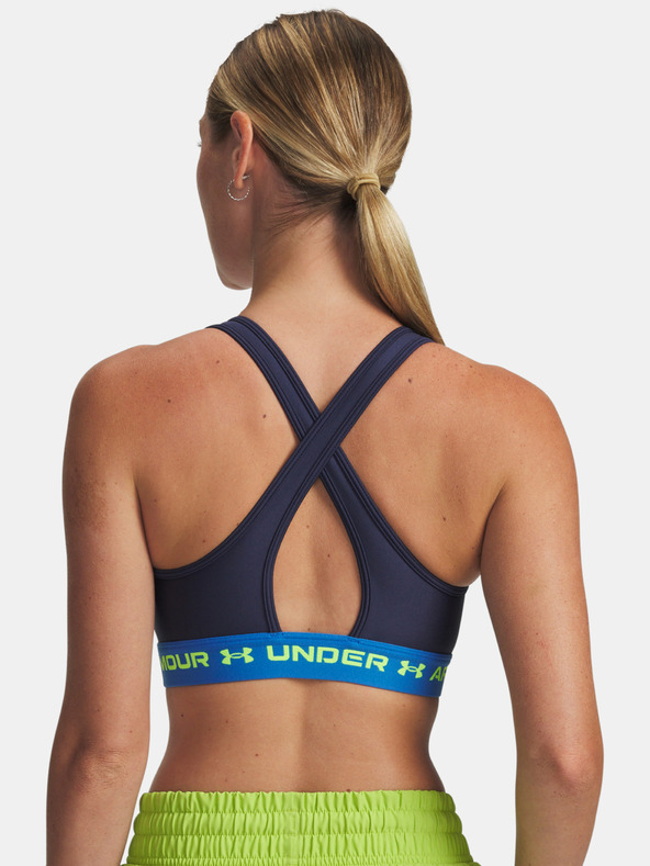 Under Armour Dámska podprsenka Under Armour Crossback Mid Bra-BLU