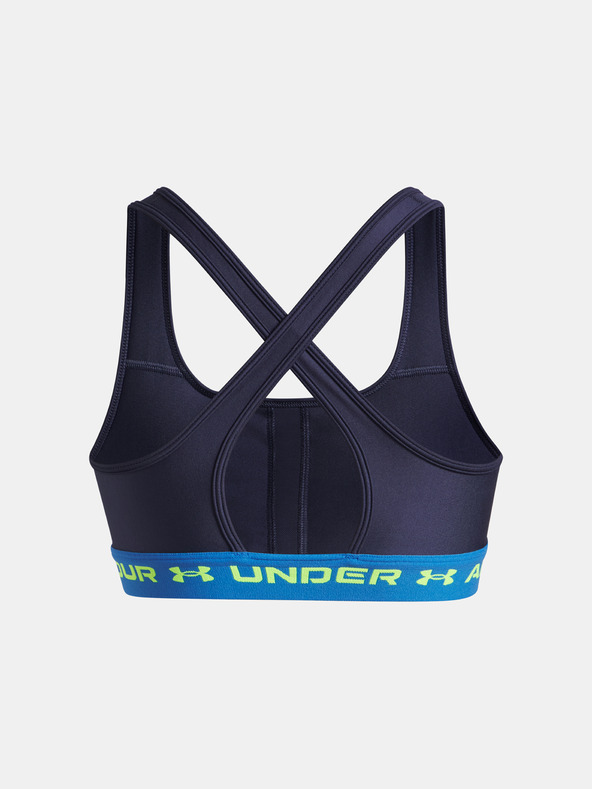 Under Armour Dámska podprsenka Under Armour Crossback Mid Bra-BLU