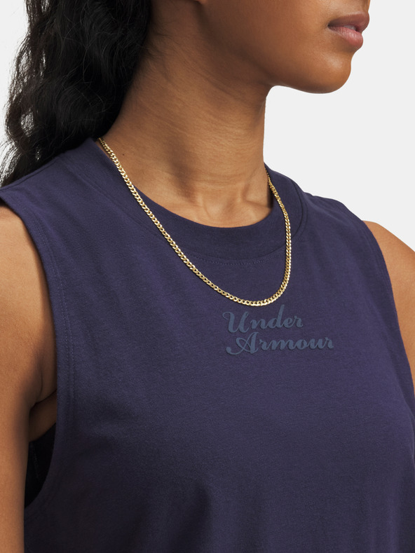 Under Armour Dámske tielko Under Armour UA Varsity Tank-BLU