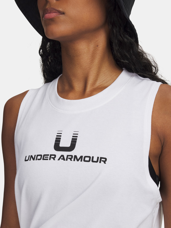 Under Armour Dámske tielko Under Armour UA Varsity U Tank-WHT