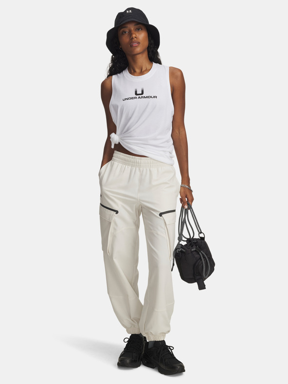 Under Armour Dámske tielko Under Armour UA Varsity U Tank-WHT