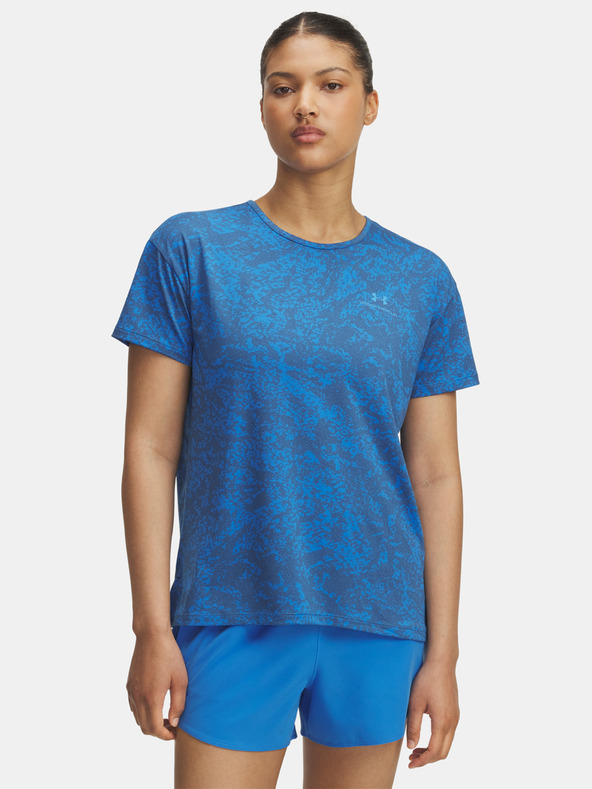 Under Armour Dámske tričko Under Armour Vanish Energy SS 2.0 Print-BLU
