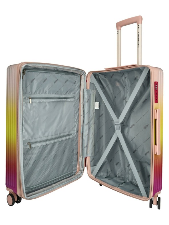 Enrico Benetti Cestovný kufor Enrico Benetti Havana M Fuchsia