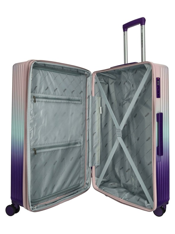 Enrico Benetti Cestovný kufor Enrico Benetti Havana L Fialový