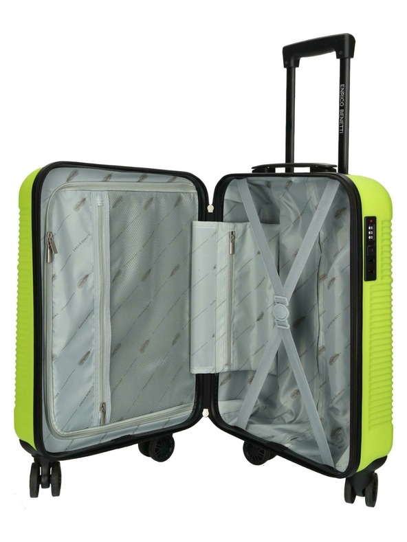Enrico Benetti Cestovný kufor Enrico Benetti Louisville 39040-50 Zelenkavý