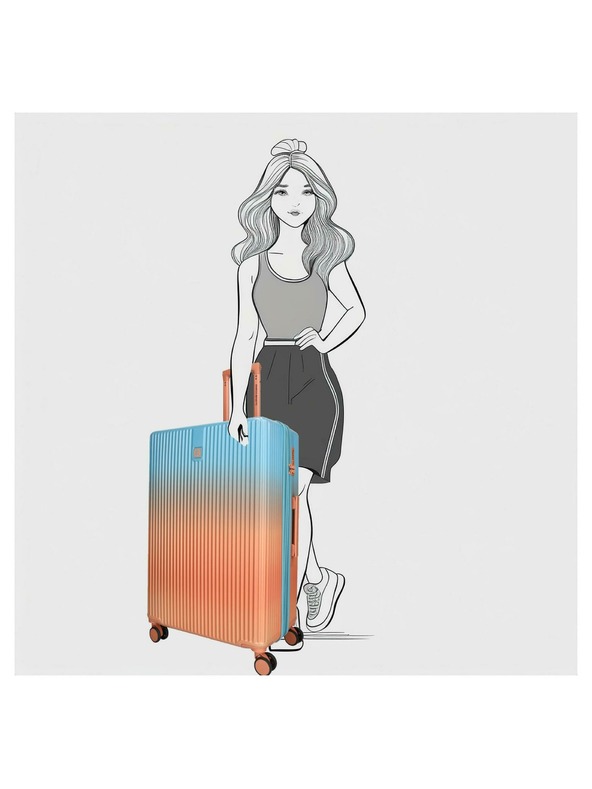 Enrico Benetti Cestovný kufor Enrico Benetti Havana L Salmon