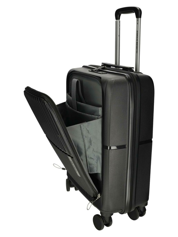 Enrico Benetti Cestovný kufor Enrico Benetti Tokyo 21003 Čierny