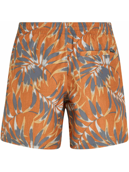 O'Neill O'Neill CALI FLORAL 16'' Pánske plavecké šortky Oranžová