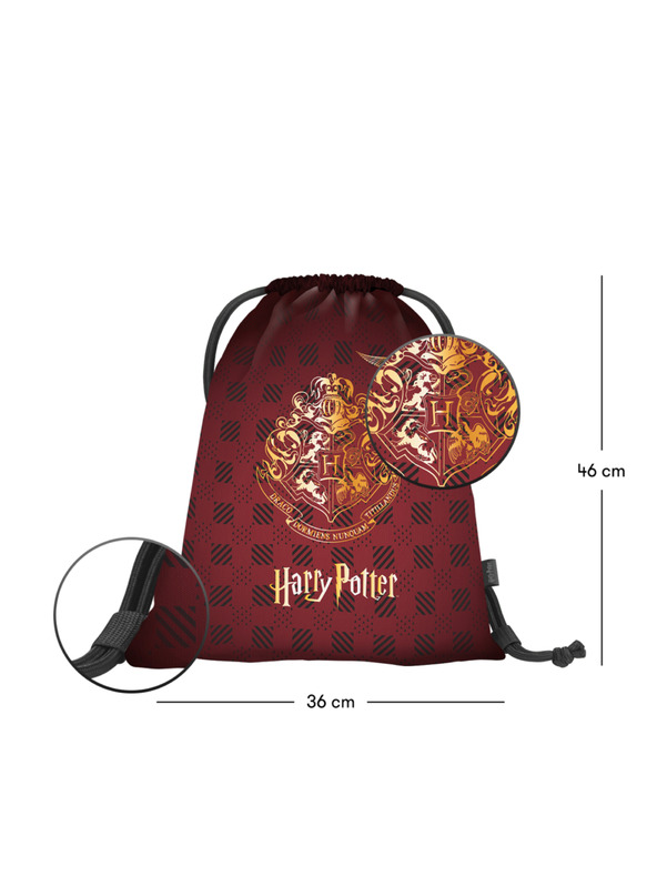 BAAGL  BAAGL SET 3 Skate Harry Potter Rokfort vínový: batoh, peračník, vrecko