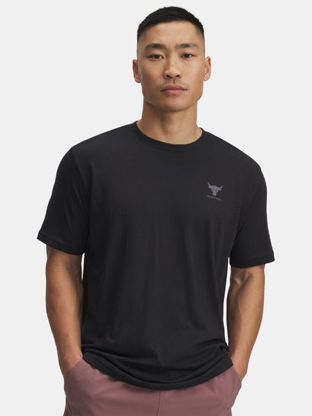 Under Armour Pánske tričko Under Armour UA Pjt Rck Simple Branded SS-BLK