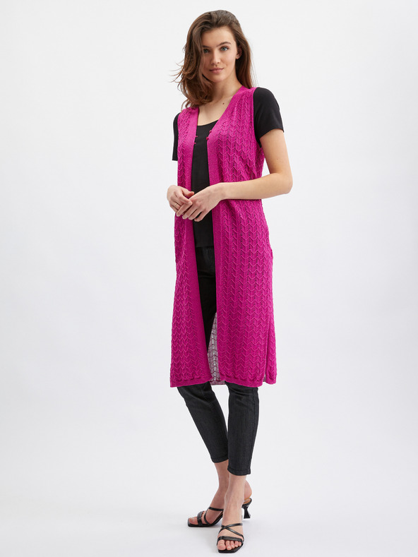 Orsay Ružový dámsky kardigán ORSAY