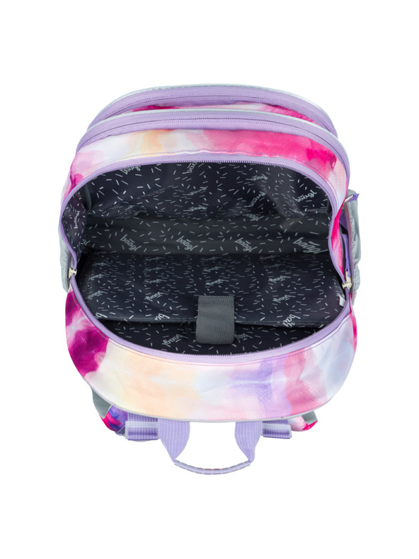 BAAGL  Ružová školská súprava - batoh, peračník, taška Baagl Core Painting