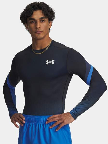 Under Armour Pánske tričko Under Armour UA Heatgear Sub Crew LS-BLU