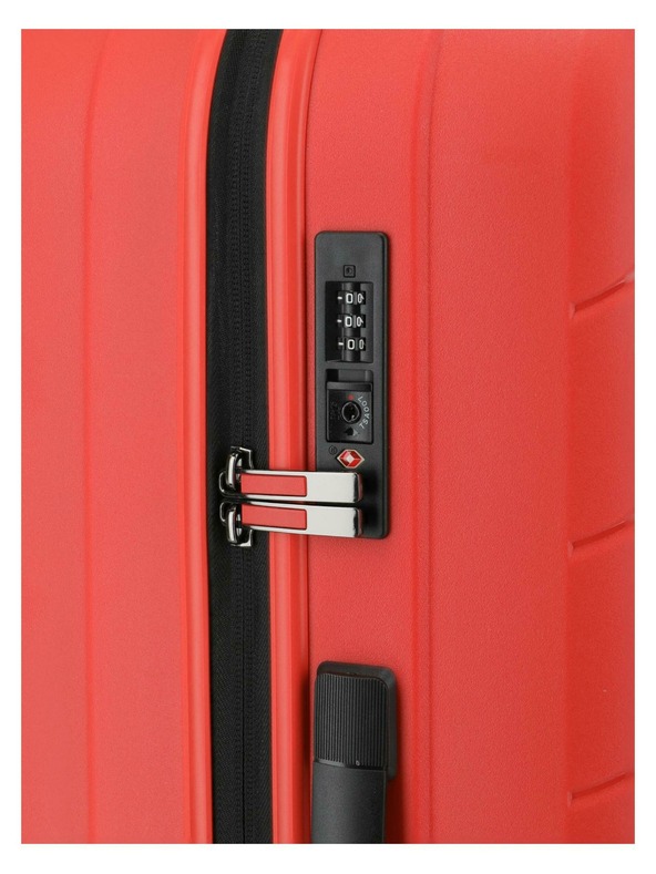 Travelite Cestovný kufor Travelite Burano L Raspberry