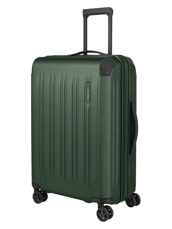 Travelite Cestovný kufor Travelite Dynamiic M exp Green