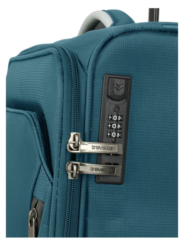 Travelite Cestovný kufor Travelite Jetpack Slim 2 Cabin Petrol