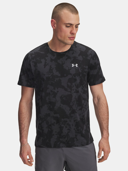 Under Armour Pánske tričko Under Armour UA Launch Printed SS-GRY