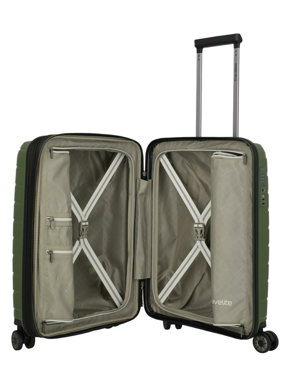 Travelite Cestovný kufor Travelite Air Base S exp Olive