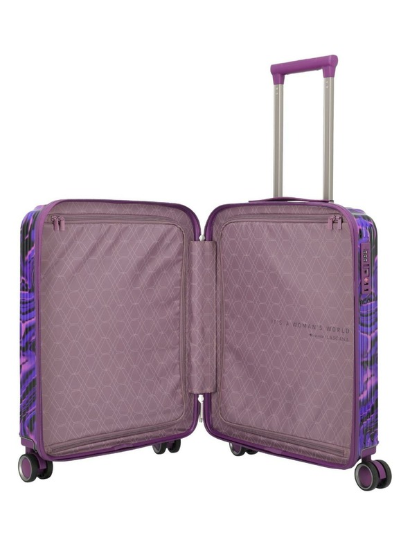 Travelite Sada cestovných kufrov Travelite Lascana Edition S,M,L Purple Swirl