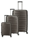 Travelite Sada cestovných kufrov Travelite Air Base S,M,L Coffee
