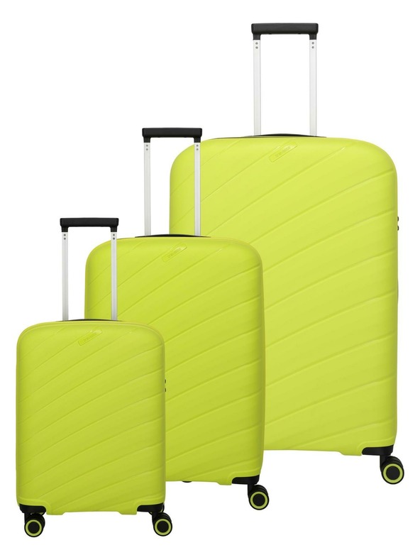 Travelite Sada cestovných kufrov Travelite Burano S,M,L Apple green