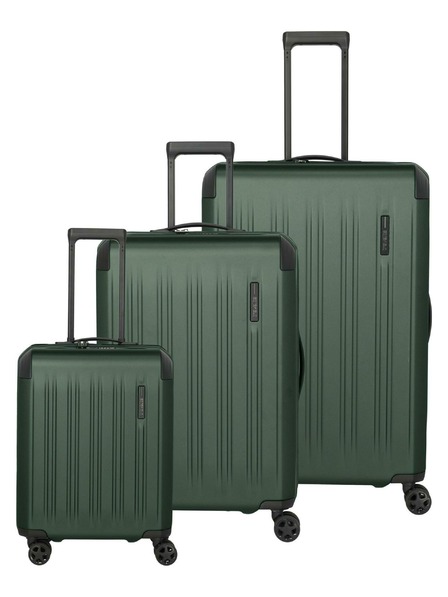Travelite Sada cestovných kufrov Travelite Dynamiic S,M,L Green