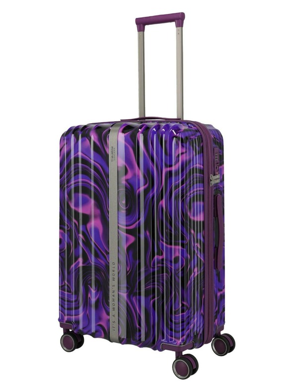 Travelite Cestovný kufor Travelite Lascana Edition M Purple Swirl