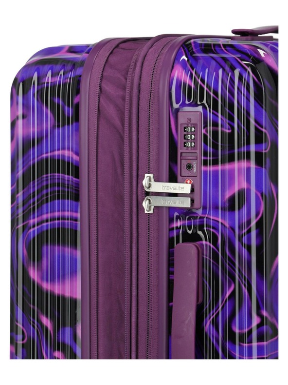 Travelite Cestovný kufor Travelite Lascana Edition M Purple Swirl