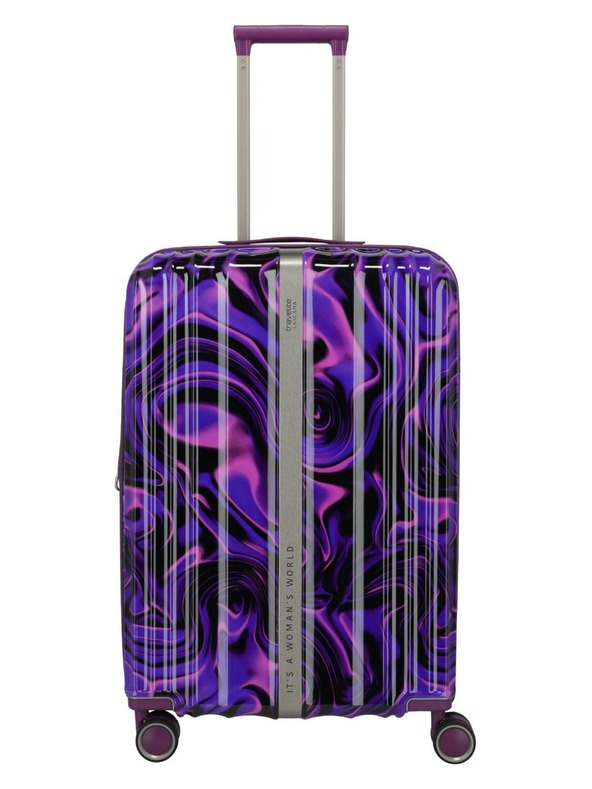 Travelite Cestovný kufor Travelite Lascana Edition M Purple Swirl