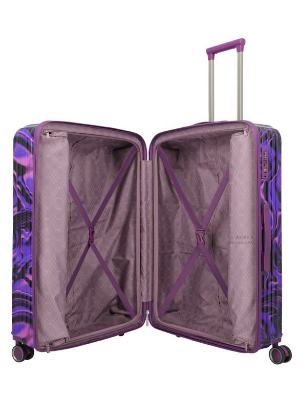 Travelite Cestovný kufor Travelite Lascana Edition L Purple Swirl