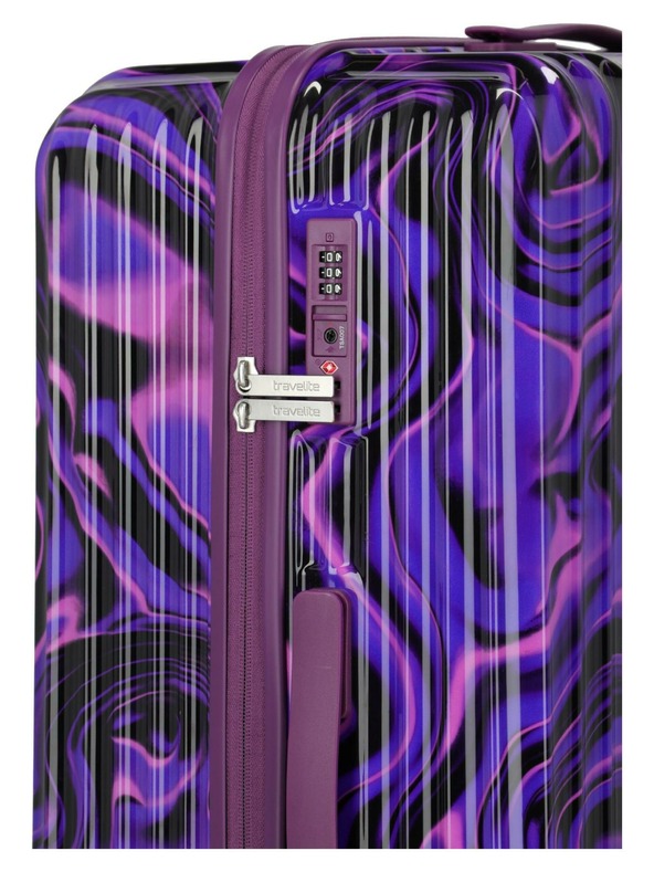 Travelite Cestovný kufor Travelite Lascana Edition L Purple Swirl