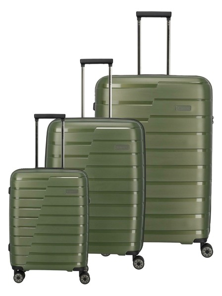 Travelite Sada cestovných kufrov Travelite Air Base S,M,L Olive