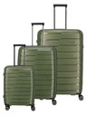 Travelite Sada cestovných kufrov Travelite Air Base S,M,L Olive