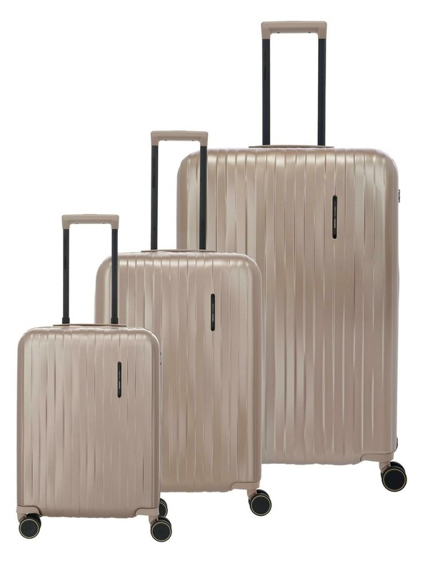 Travelite Sada cestovných kufrov Travelite BARBARA Novelty S,M,L Satén Nude